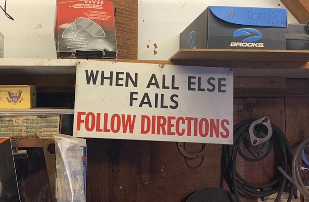 follow directions